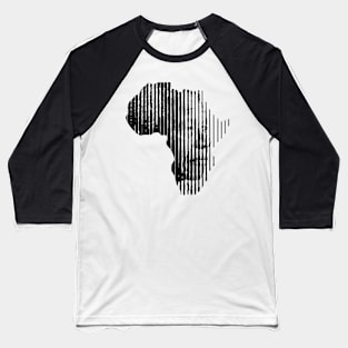 Sculpture in Shape of Africa Baseball T-Shirt